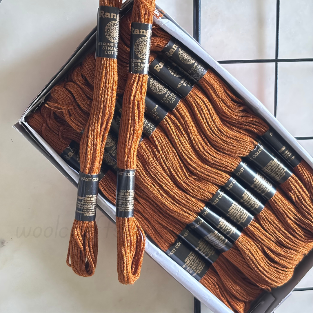 Rangoli Threads - Earthy Hues II