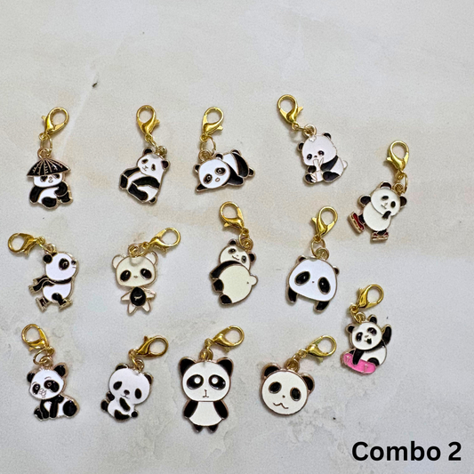 Enamel Charm Markers - Panda Squad