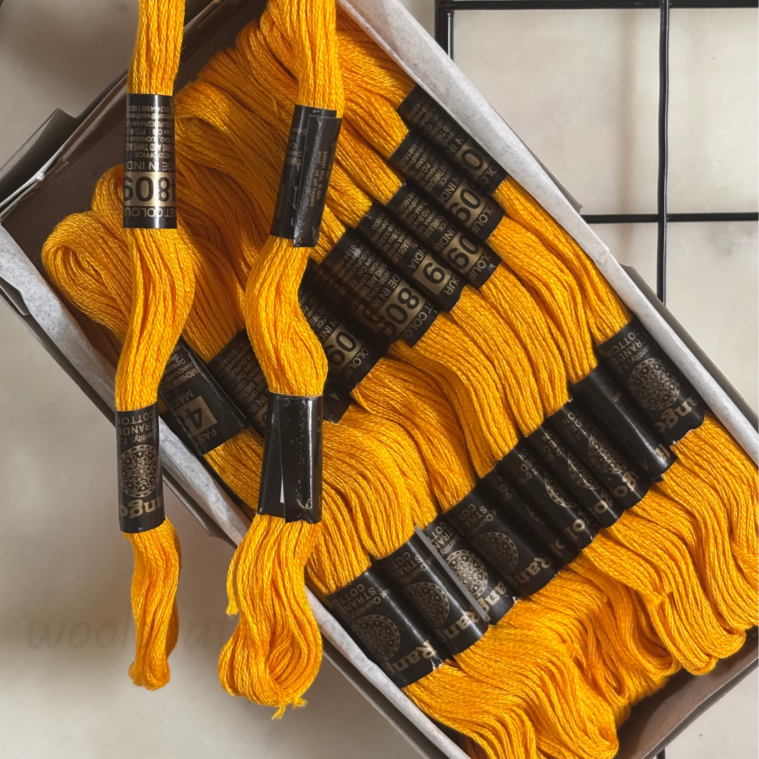 Rangoli Threads - Orange Hues