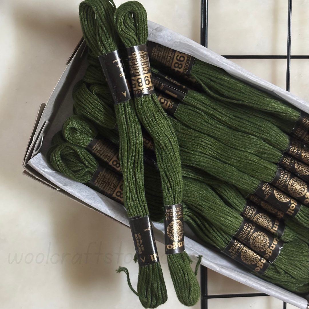 Rangoli Threads - Green Hues I