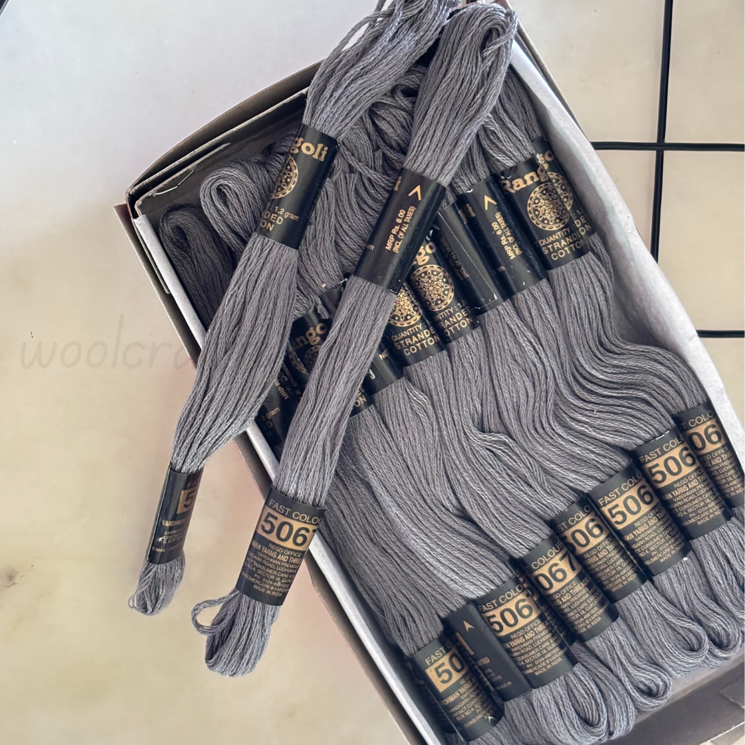 Rangoli Threads - Black Hues