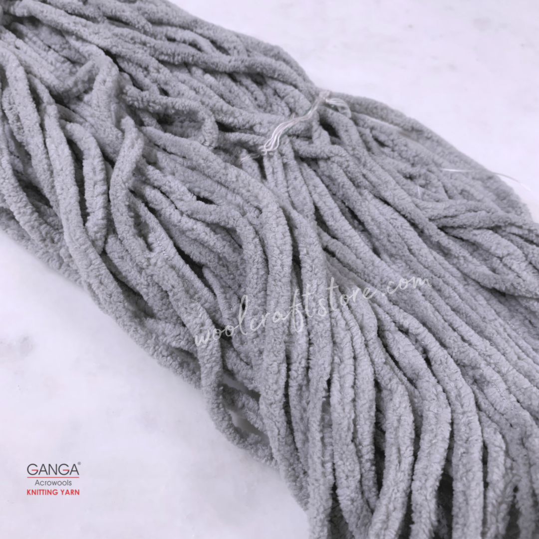 Ganga Velvety - Shade 34 (Light Grey)