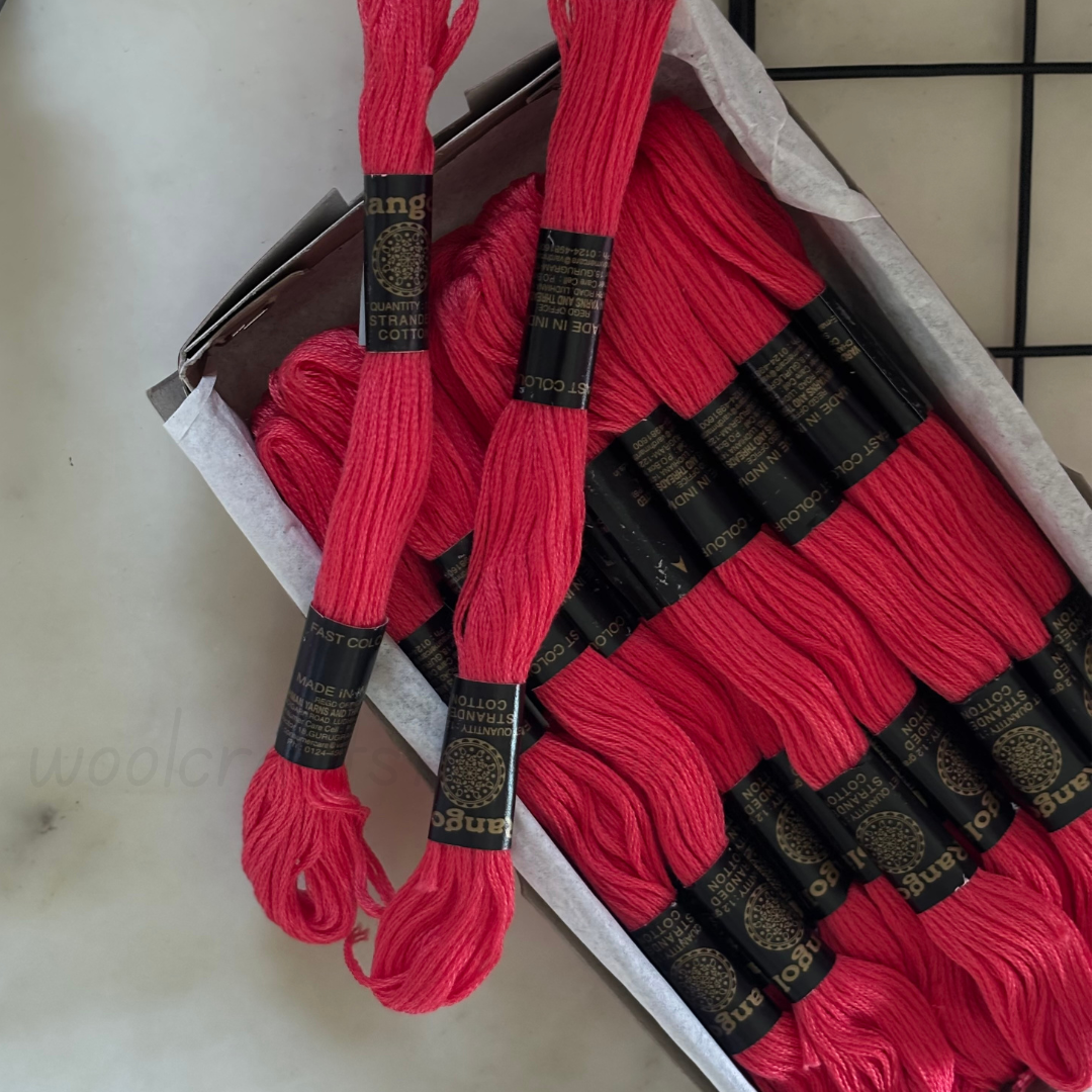 Rangoli Threads -Red Hues