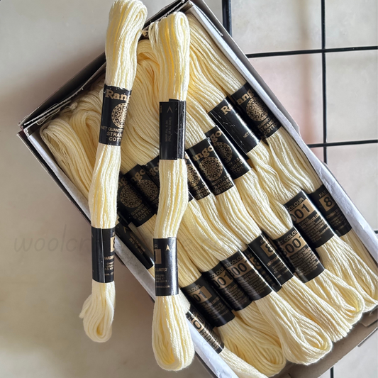 Rangoli Threads - White Hues