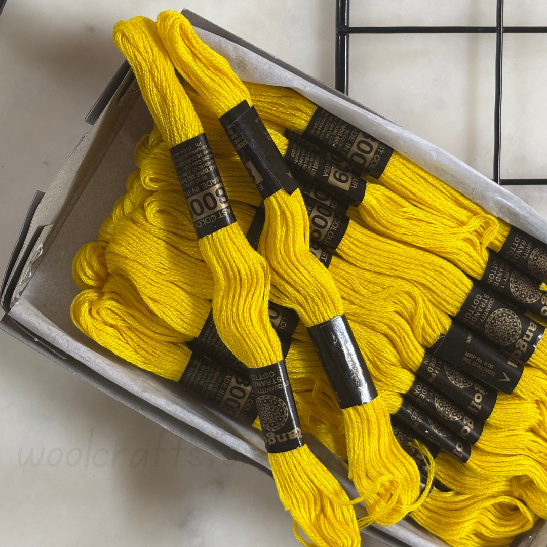 Rangoli Threads - Yellow Hues
