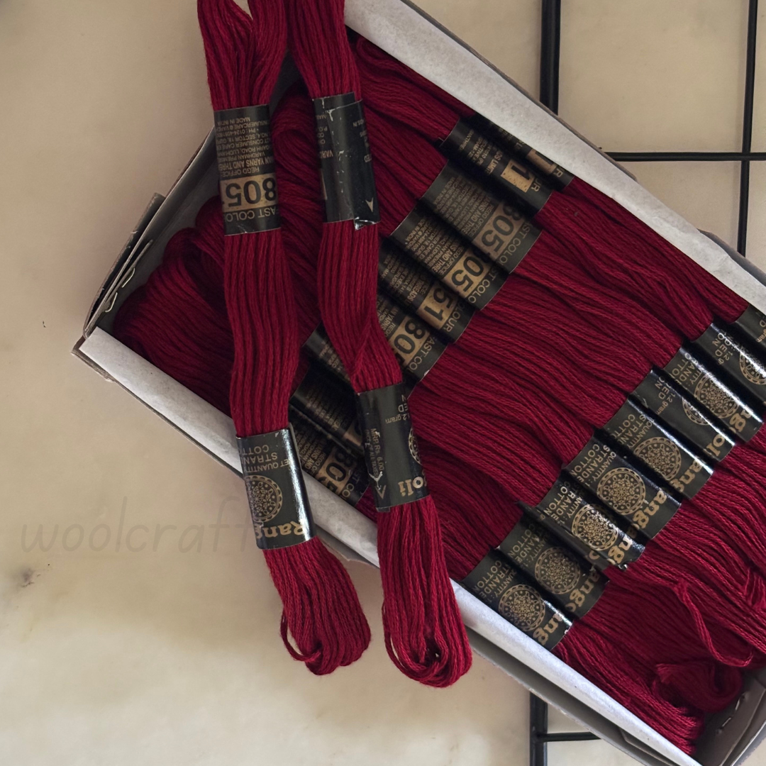 Rangoli Threads -Red Hues