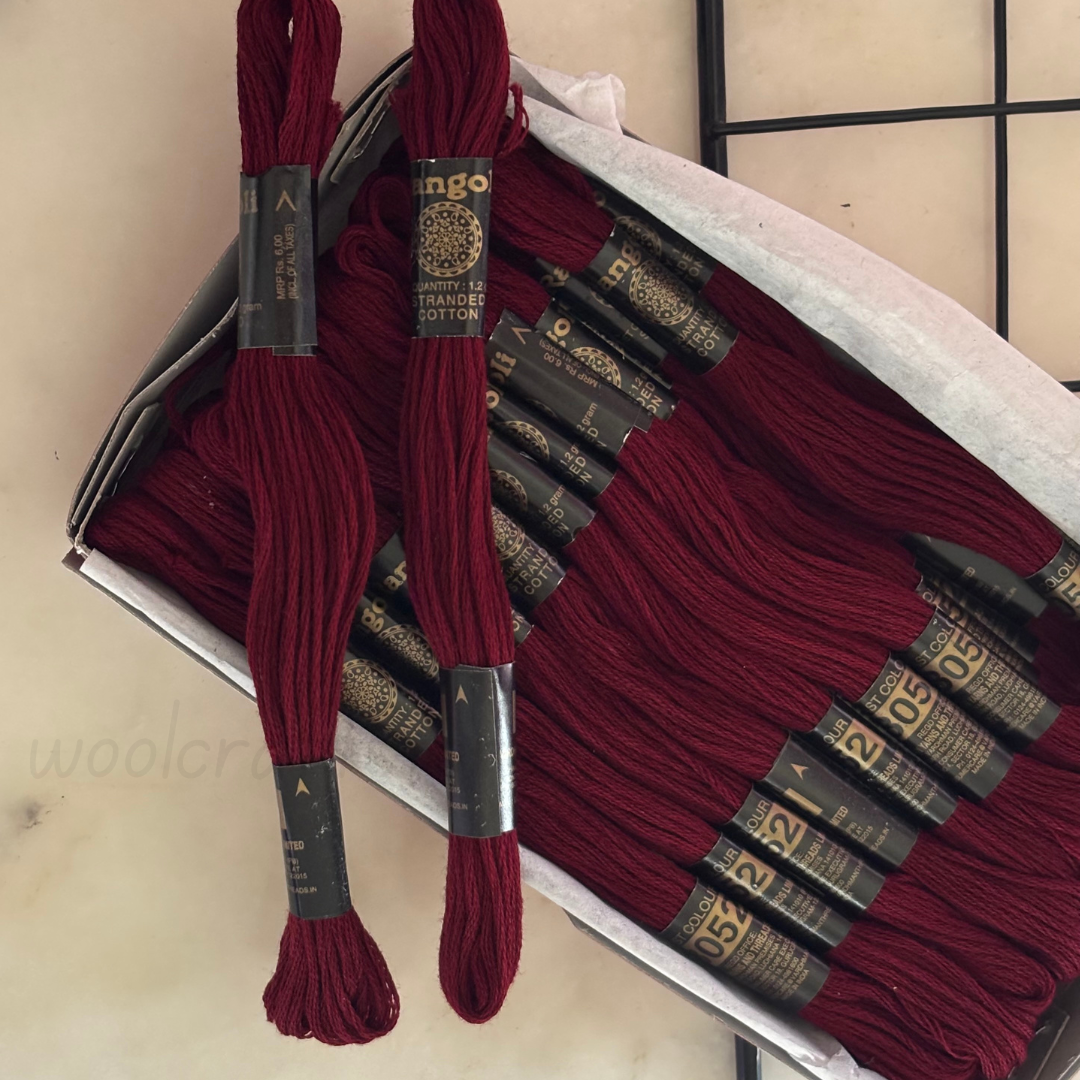 Rangoli Threads -Red Hues