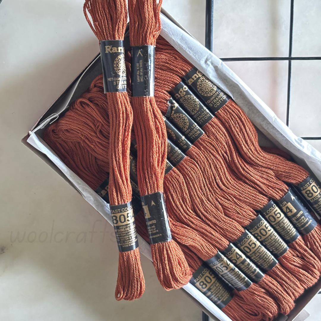 Rangoli Threads - Earthy Hues II