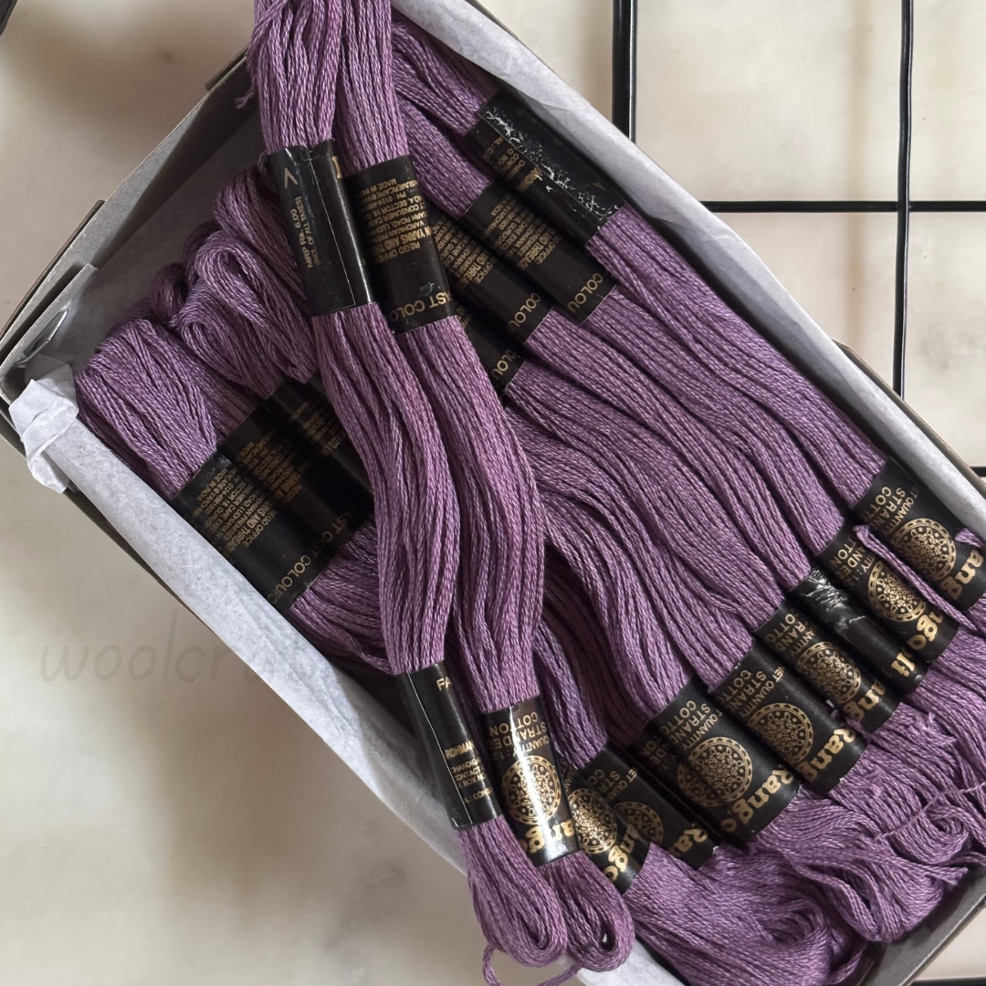 Rangoli Threads - Purple Hues