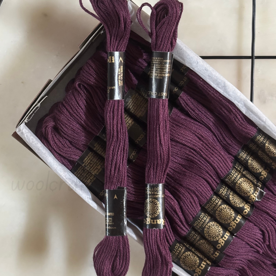 Rangoli Threads - Purple Hues