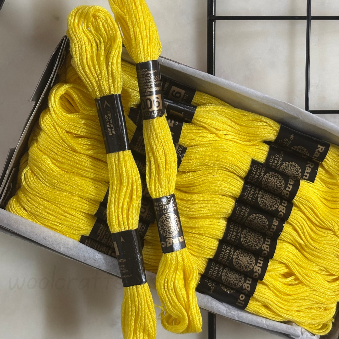 Rangoli Threads - Yellow Hues
