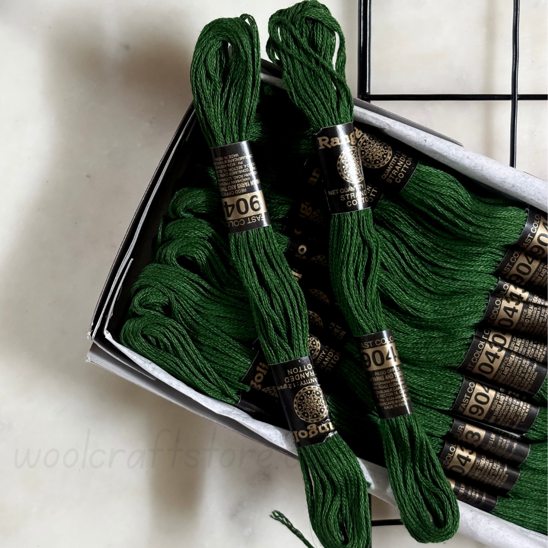 Rangoli Threads - Green Hues II