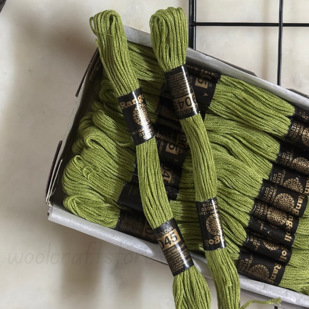 Rangoli Threads - Green Hues I