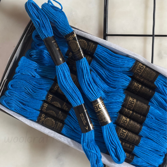 Rangoli Threads - Blue Hues I