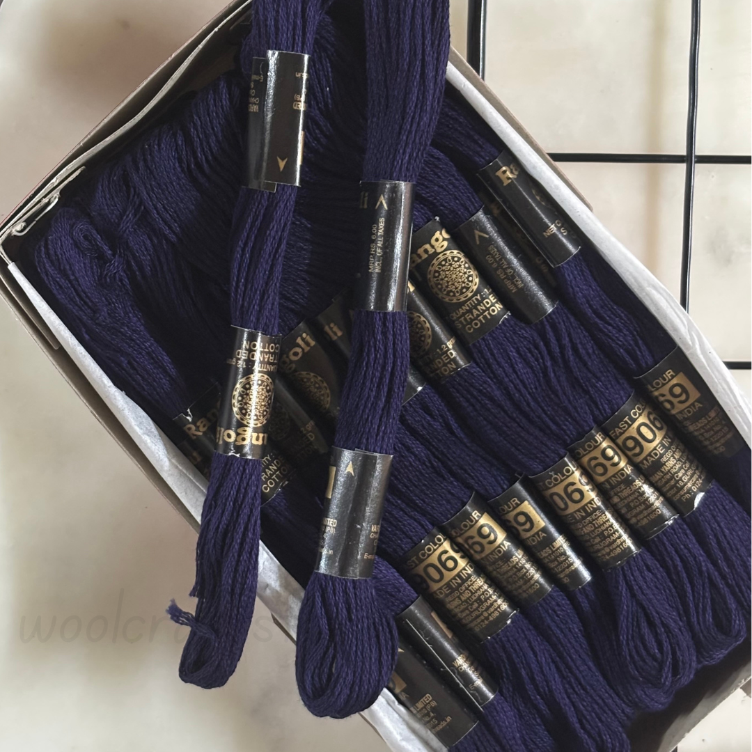 Rangoli Threads - Blue Hues I