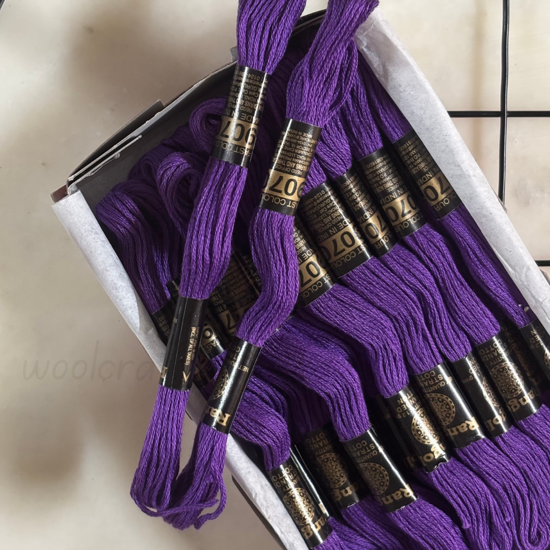 Rangoli Threads - Purple Hues