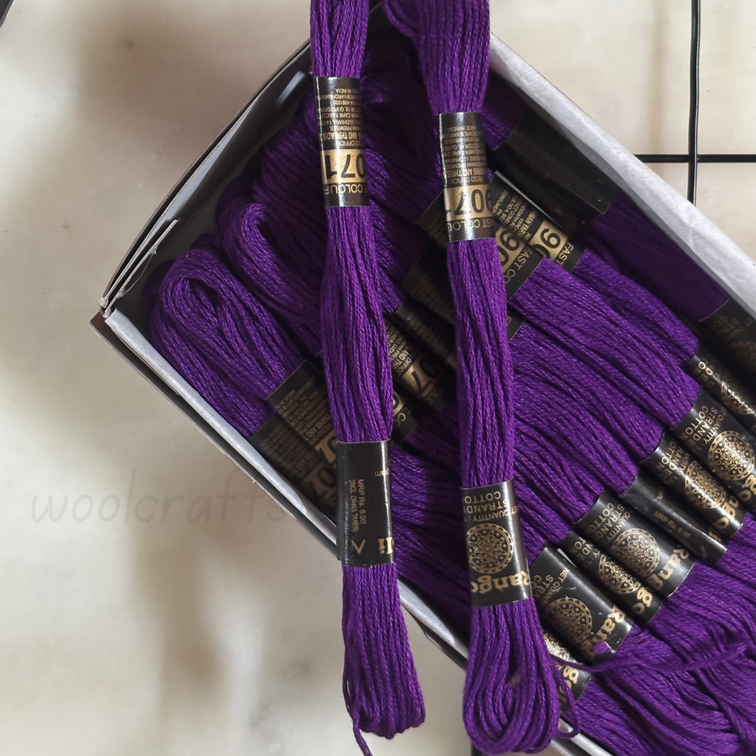 Rangoli Threads - Purple Hues