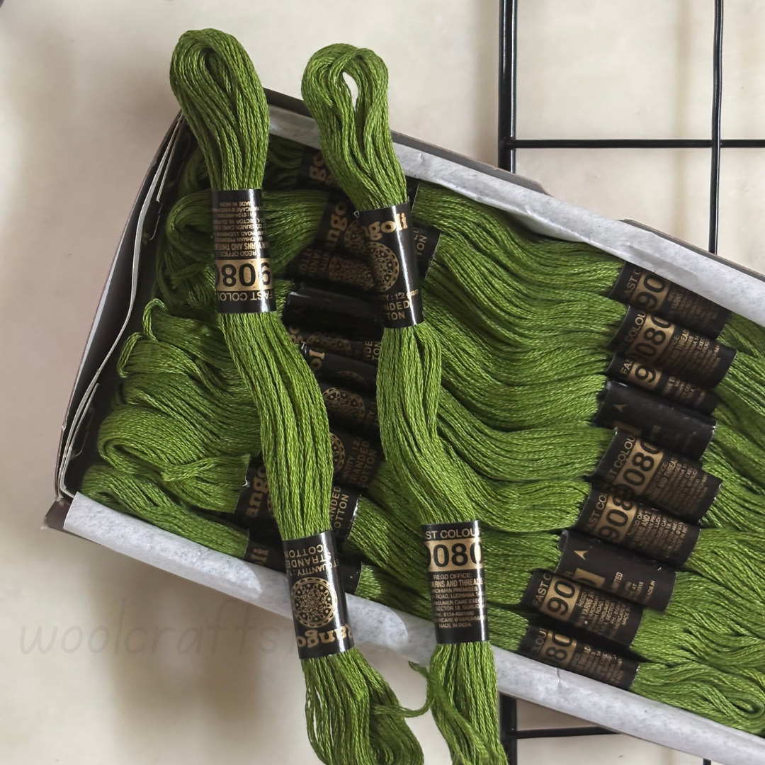 Rangoli Threads - Green Hues I