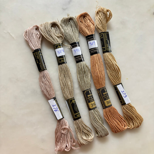 Embroidery Threads - Neautral Hues II