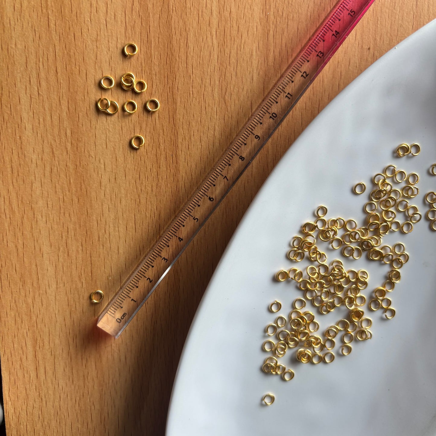 Brass with 18k Gold Plated - Jumpring - Anti Tarnish