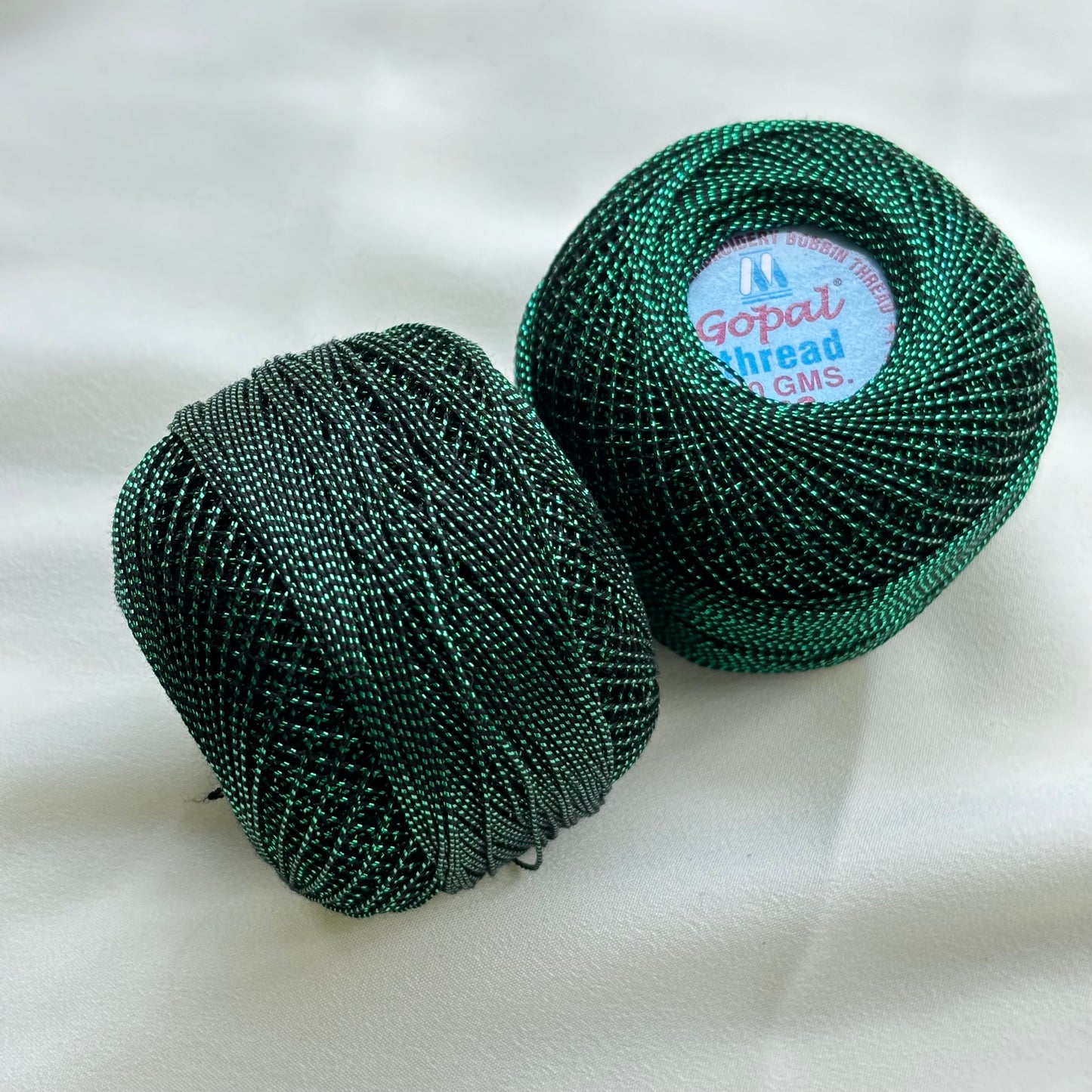 Metallic Cotton Thread Tkt 20 - Christmas Green