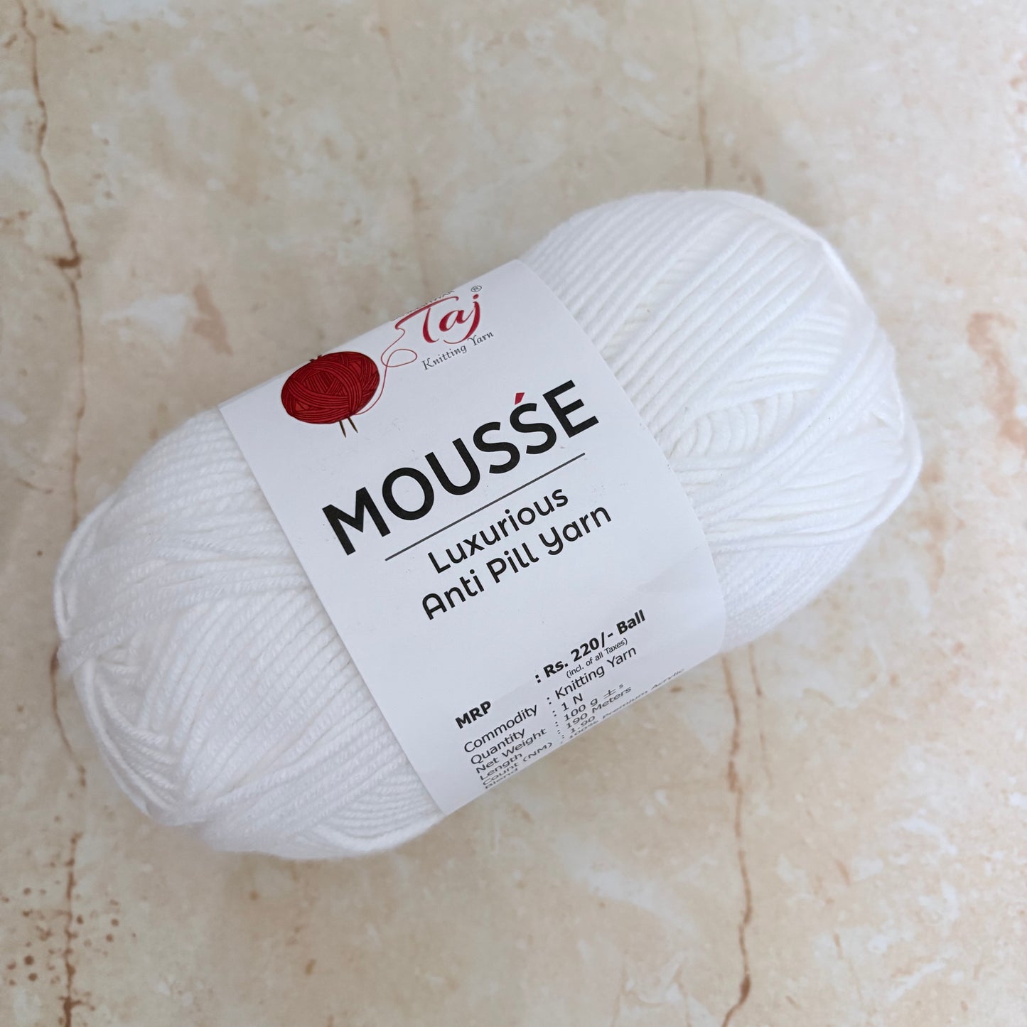 Taj Mousse - Shade 18 (White)