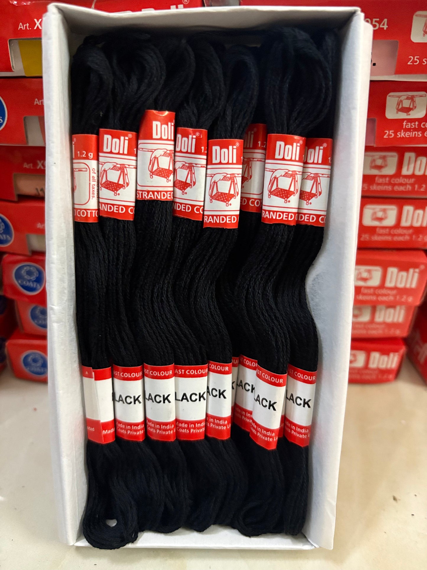 Doli Embroidery Floss - Black