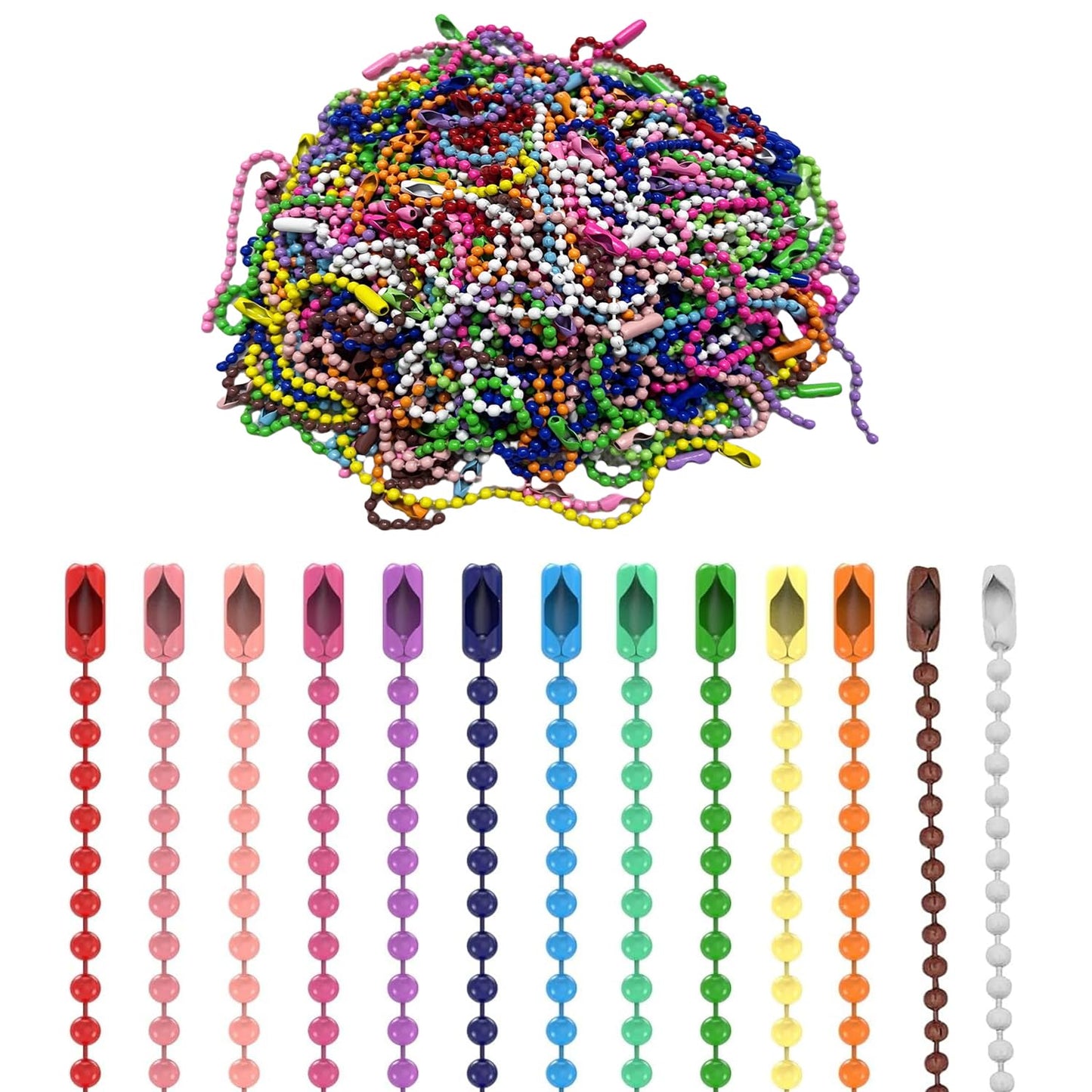 Ball Chain Multicolor - Pack of 10