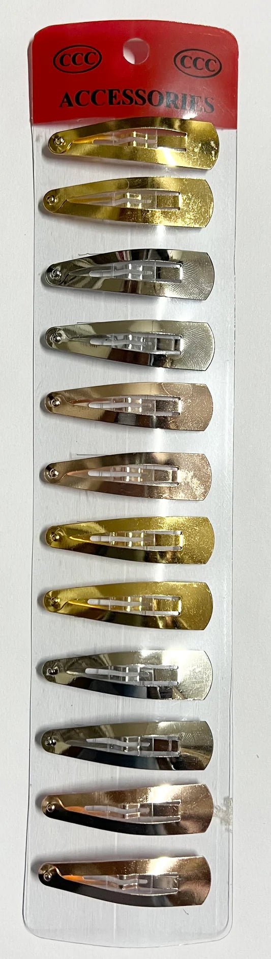 Tic Toc Clips - 12pc Sheet (Steel)