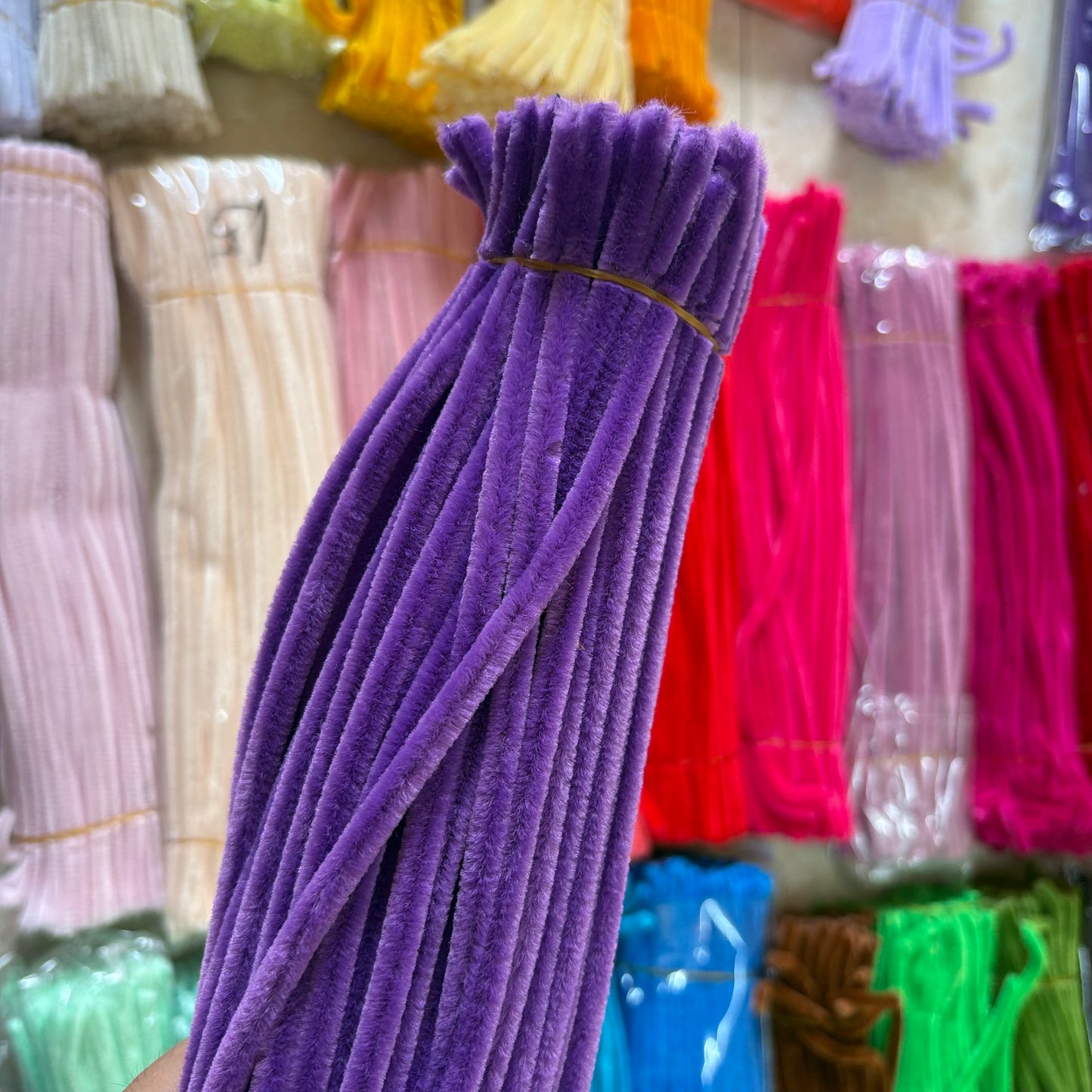 Pipe Cleaners – Premium Chenille Stems (100pcs) -Light Purple