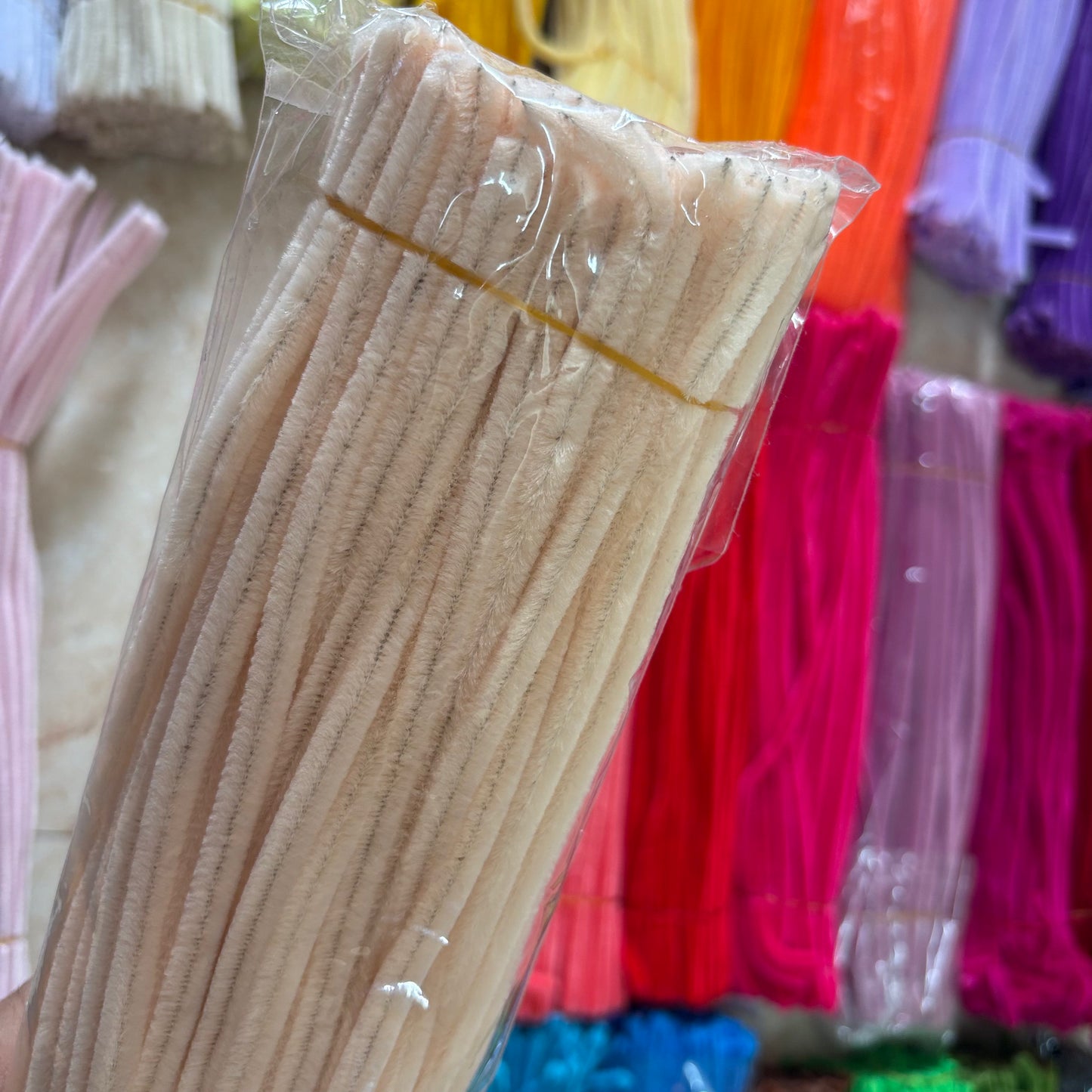 Pipe Cleaners – Premium Chenille Stems (100pcs) - Peach