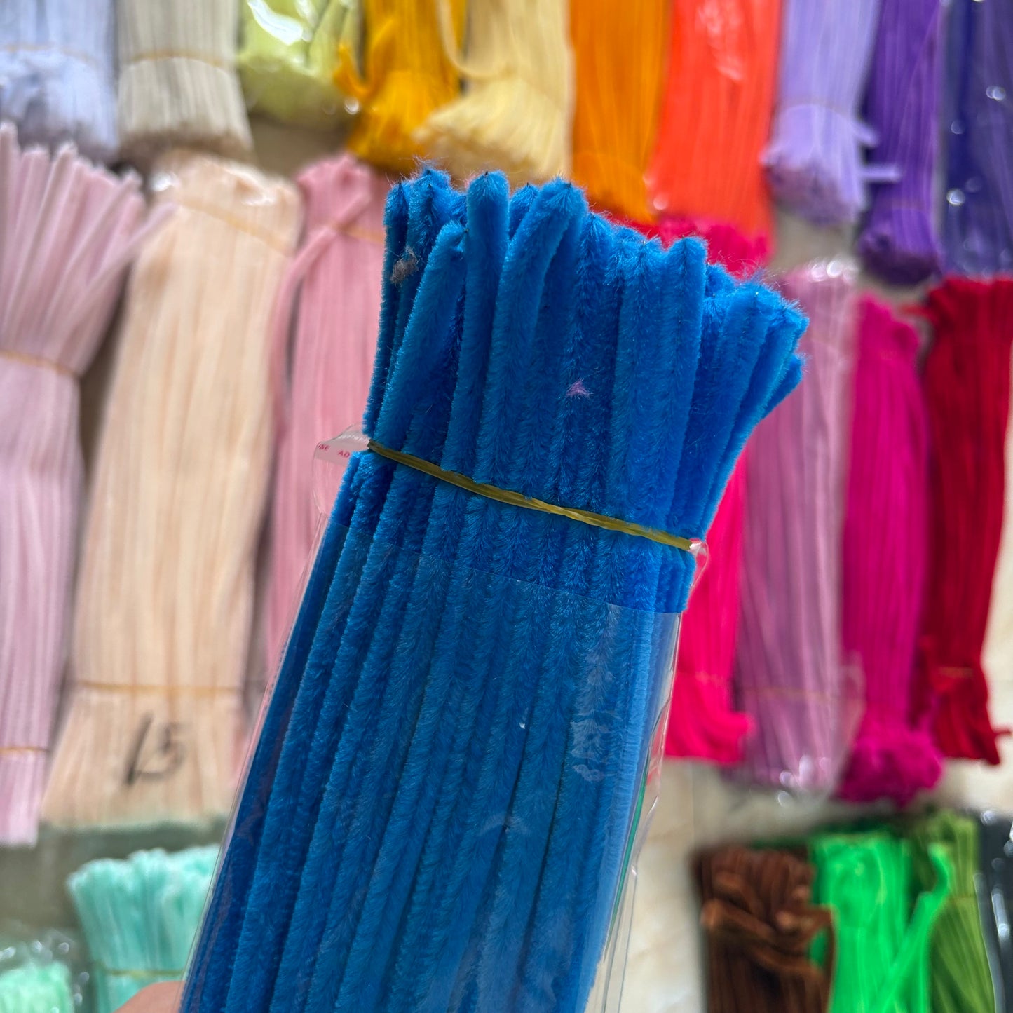 Pipe Cleaners – Premium Chenille Stems (100pcs) - Blue