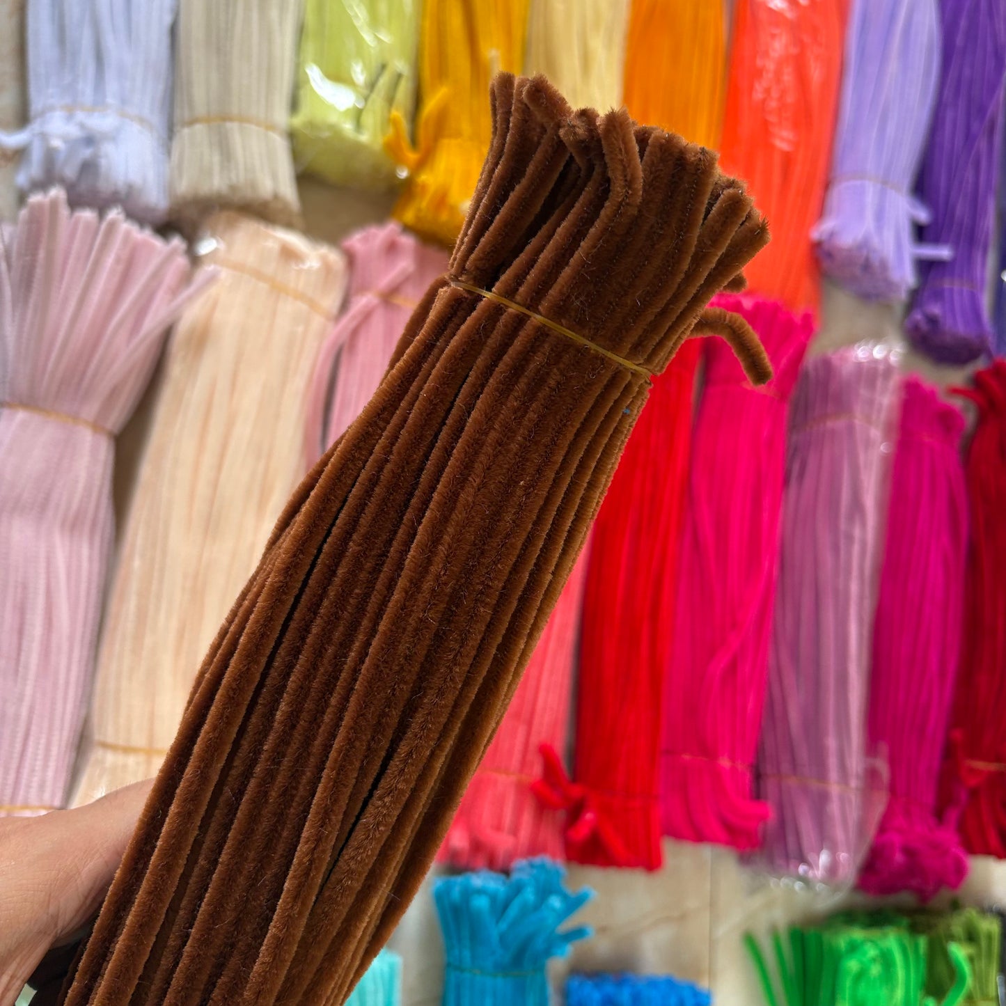 Pipe Cleaners – Premium Chenille Stems (100pcs) - Brown