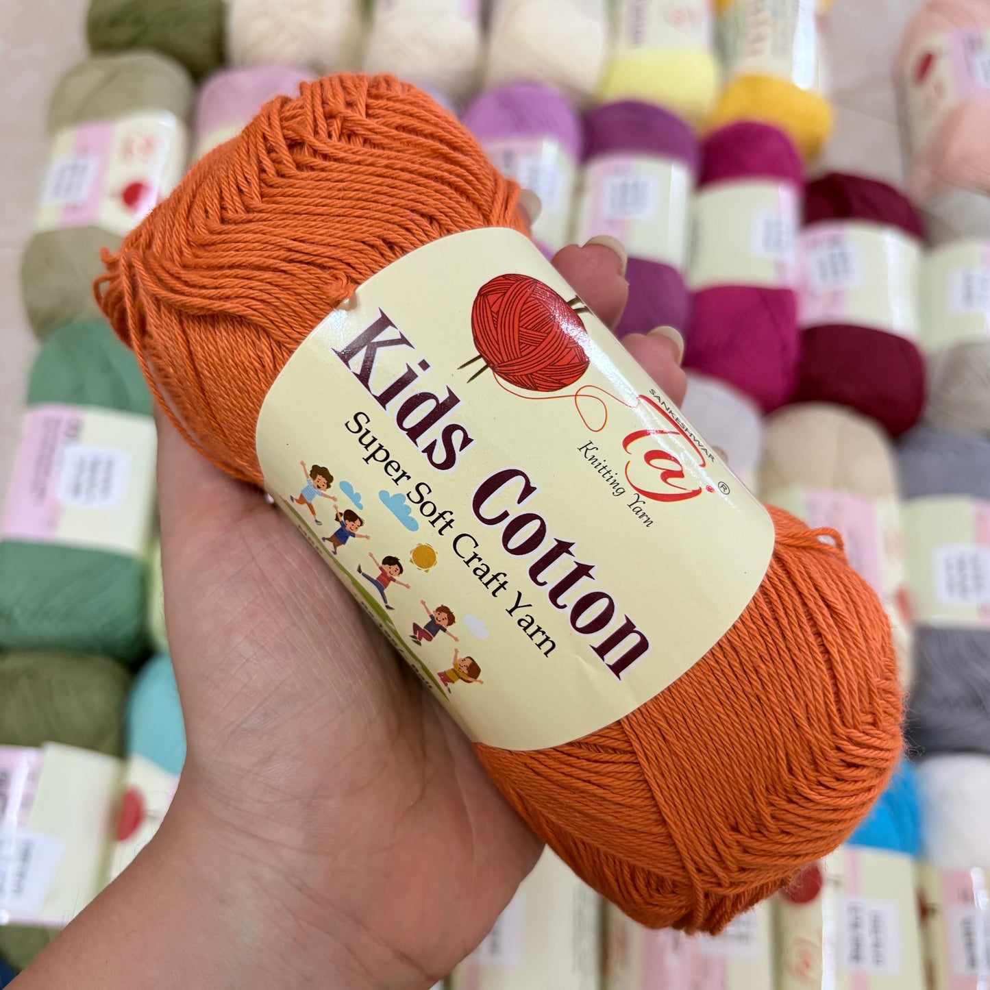 Taj Kids Cotton - Shade 18 Rust Orange