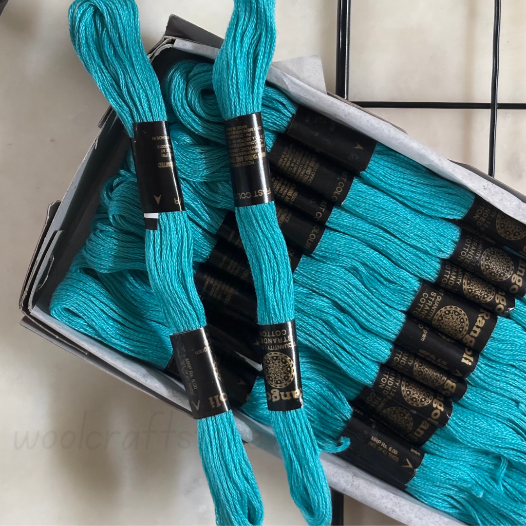 Rangoli Threads - Blue Hues II