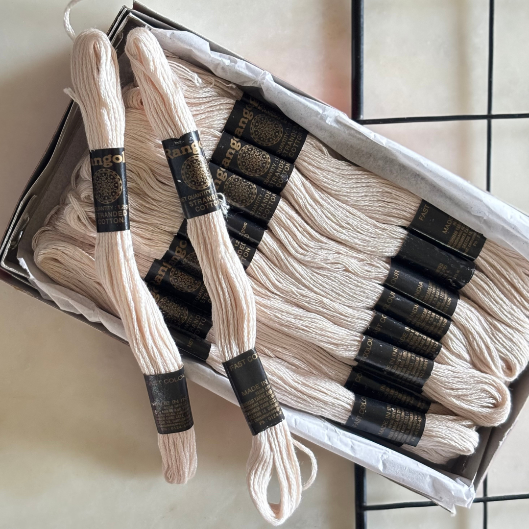 Rangoli Threads - White Hues