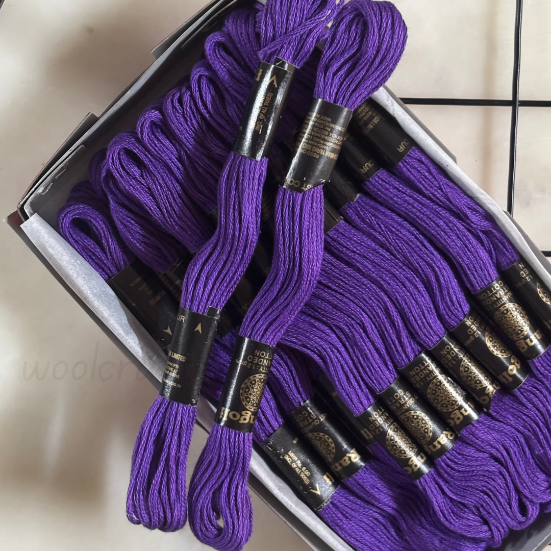 Rangoli Threads - Purple Hues