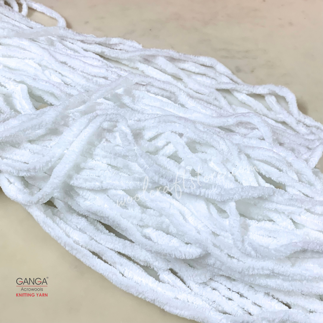 Ganga Velvety - White