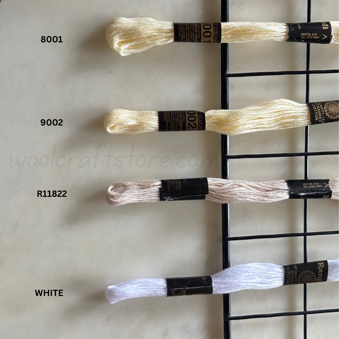 Rangoli Threads - White Hues