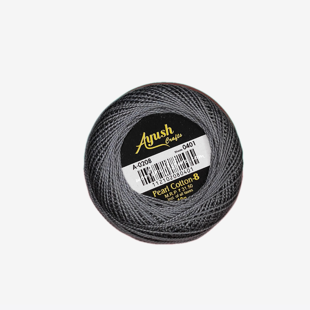 Pearl Cotton Thread No.8 - 0401