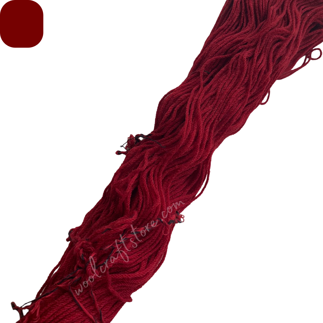 4ply Acrylic - 37 Dark Red / Maroon