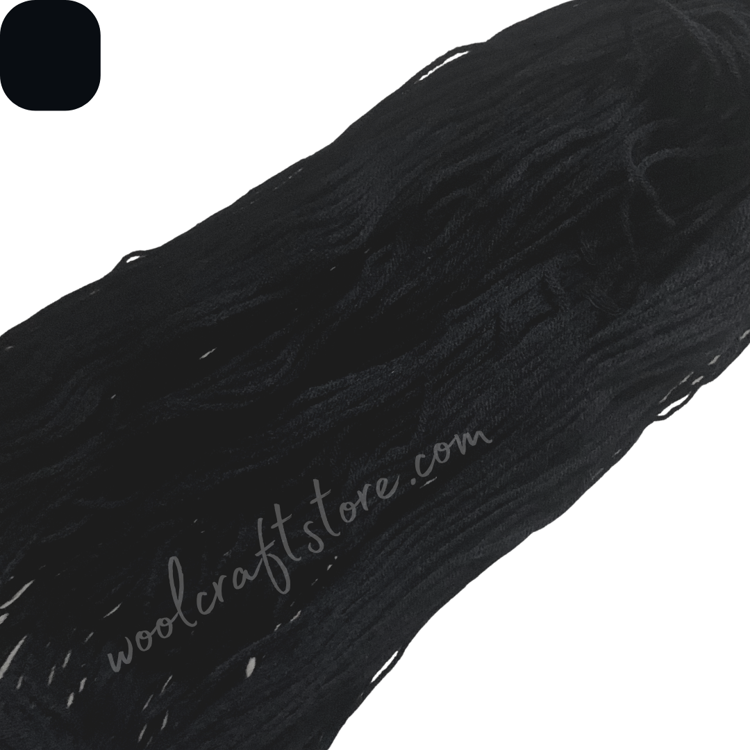 4ply Acrylic - Black