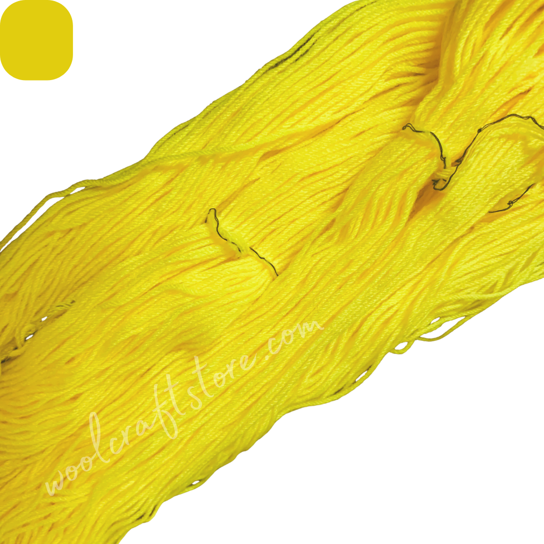 4ply Acrylic - 12 Lemon Yellow