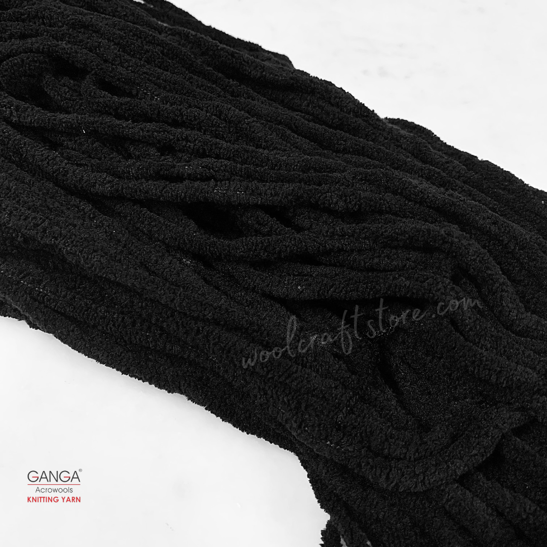 Ganga Velvety - Black