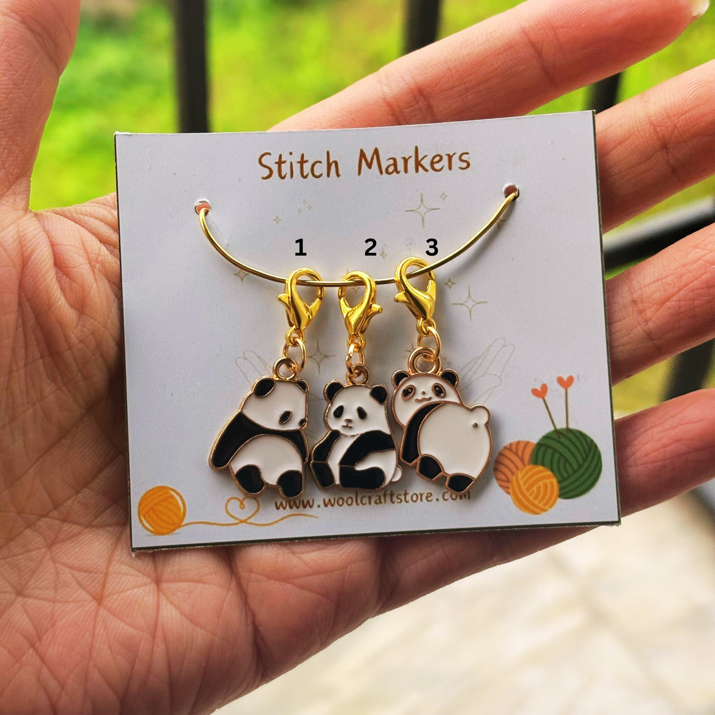 Enamel Stitch Markers