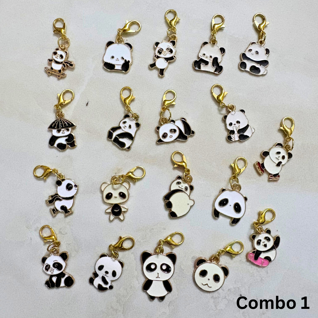 Enamel Charm Markers - Panda Squad
