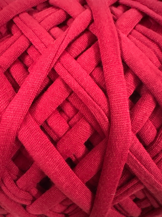 T-Shirt Yarn (500g) - 13 Bright Red