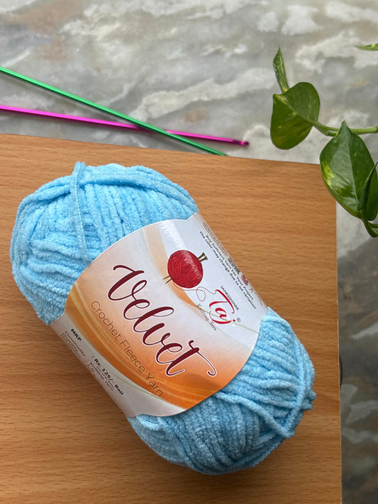 Thin Velvet Yarn - Taj Shade 24