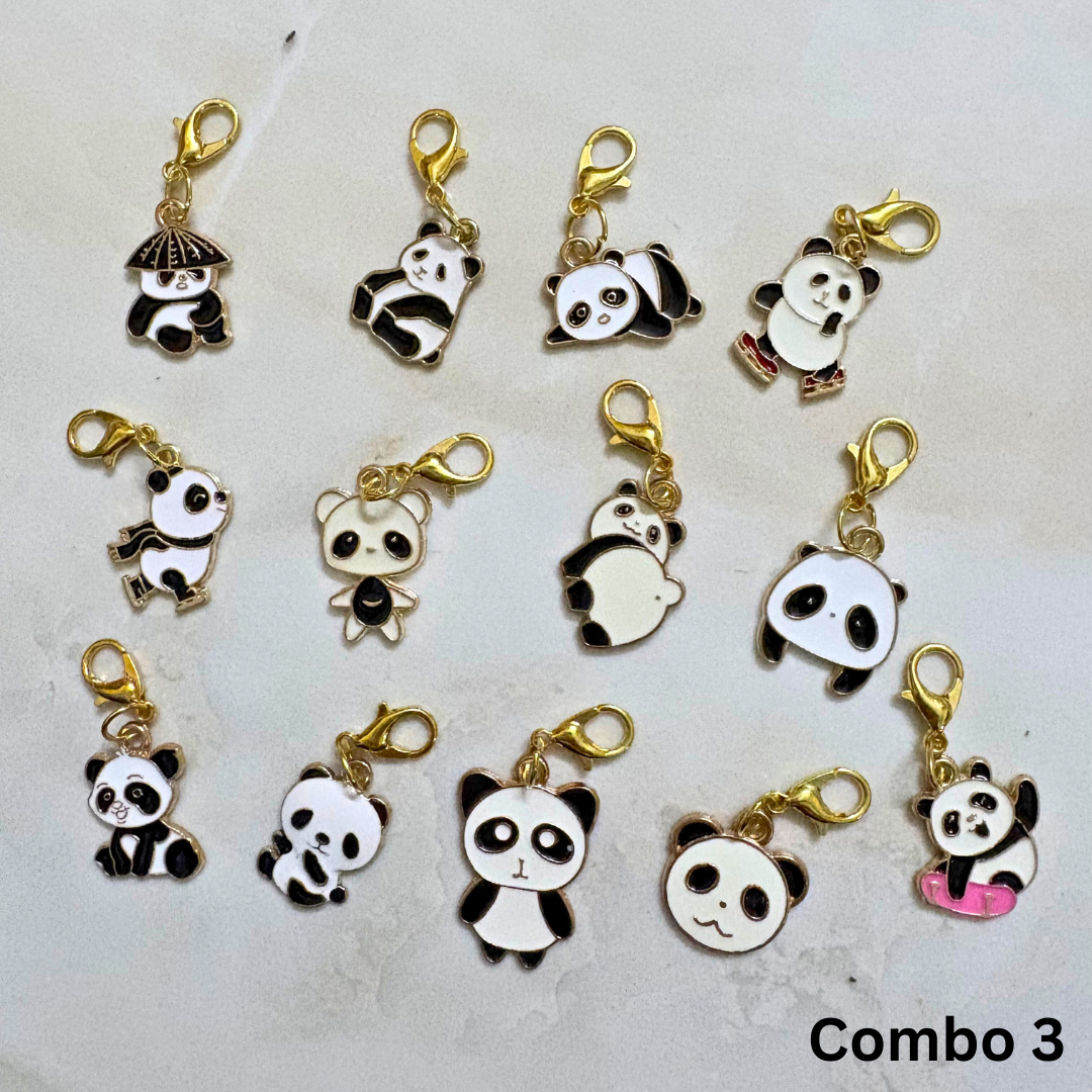 Enamel Charm Markers - Panda Squad