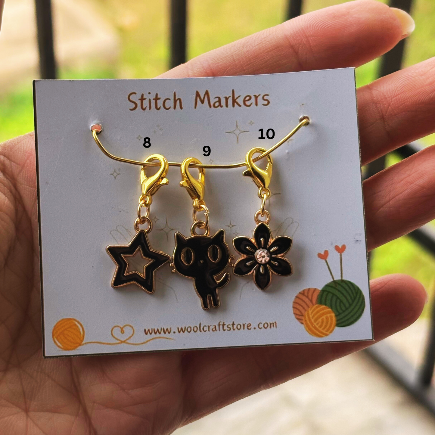 Enamel Stitch Markers